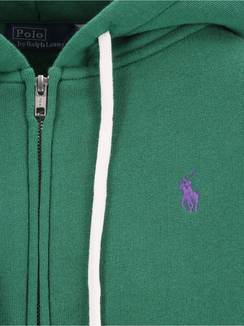 Polo Ralph Lauren Zip-Up Hoodie Knitwear - Green | f85102093d4fae91055b321f785b9273e8236384