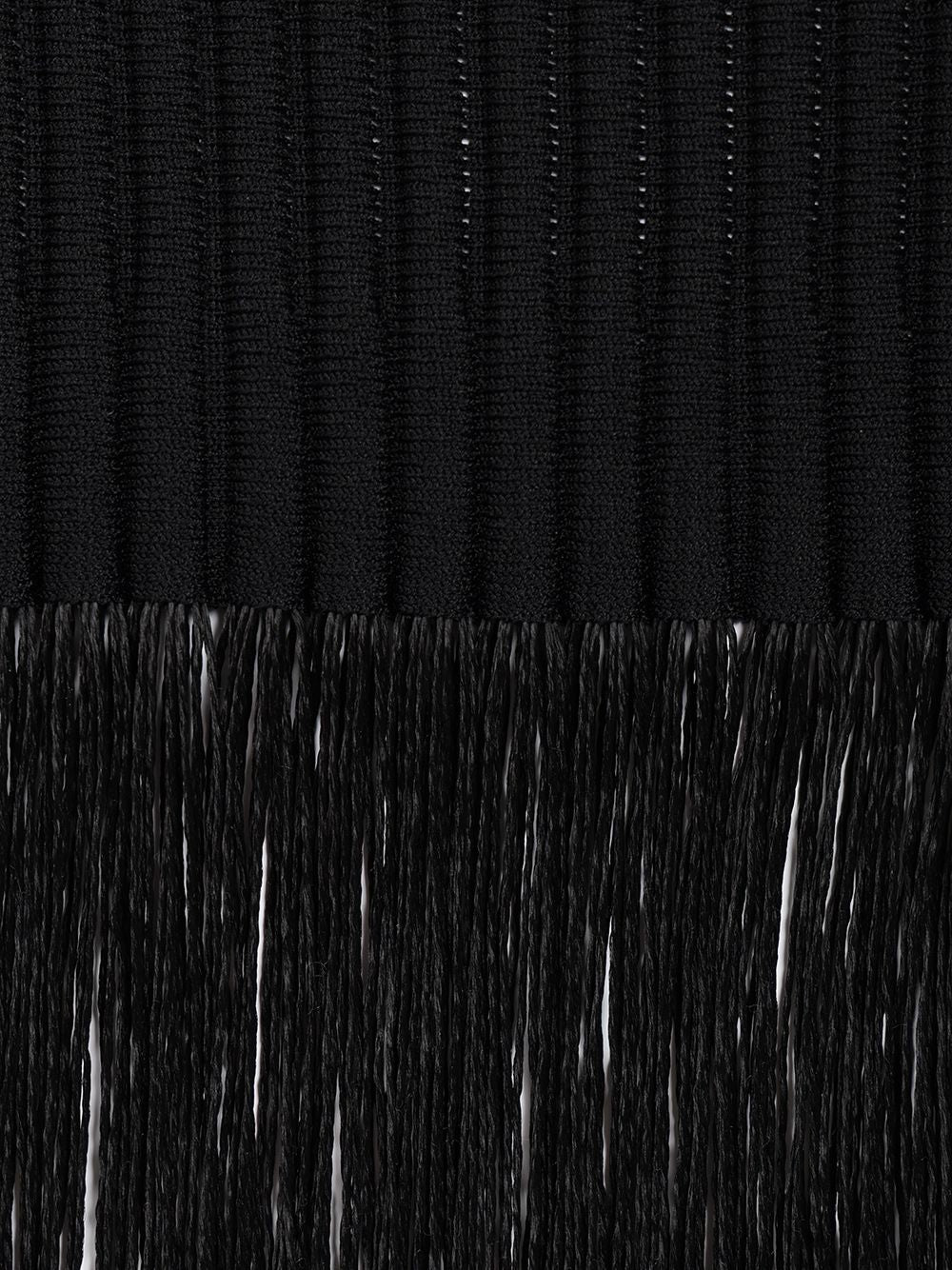 AlaÏA Fringed Skirt Tube Fringed Knit Skirts - Black | 8d332f26b4619f46a8b05c998c91c08c4b7c2ad0
