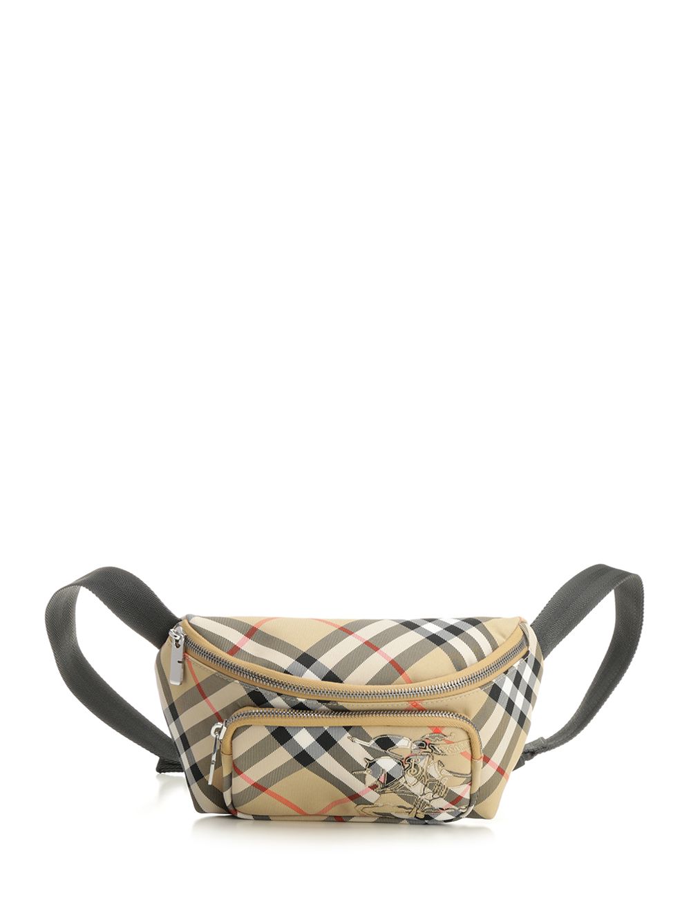 Burberry Small Check Pouch Belt Bags - Beige | d7bdb9781df3600656b12450c2517d4ac48c955c