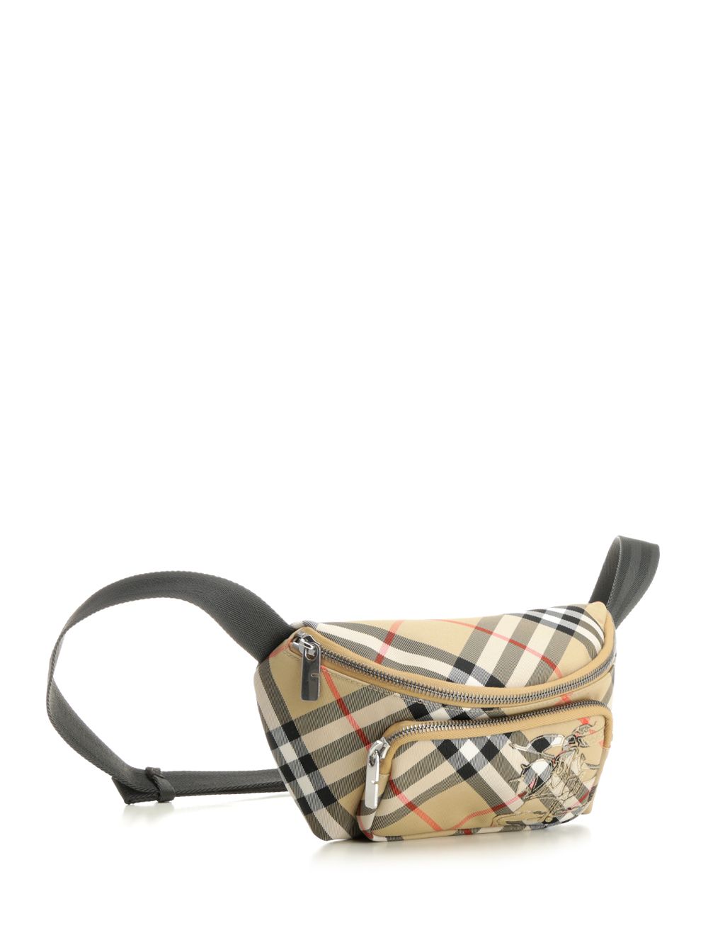 Burberry Small Check Pouch Belt Bags - Beige | f589258017c10b753333e08458e20bd7bf0b1745