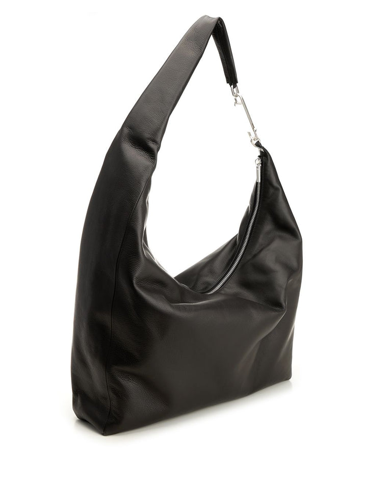 Rick Owens Gemini Bag Shoulder Bags - Black | 78d2c611267588d12c5aa07a47b6fbd5c05e40a5