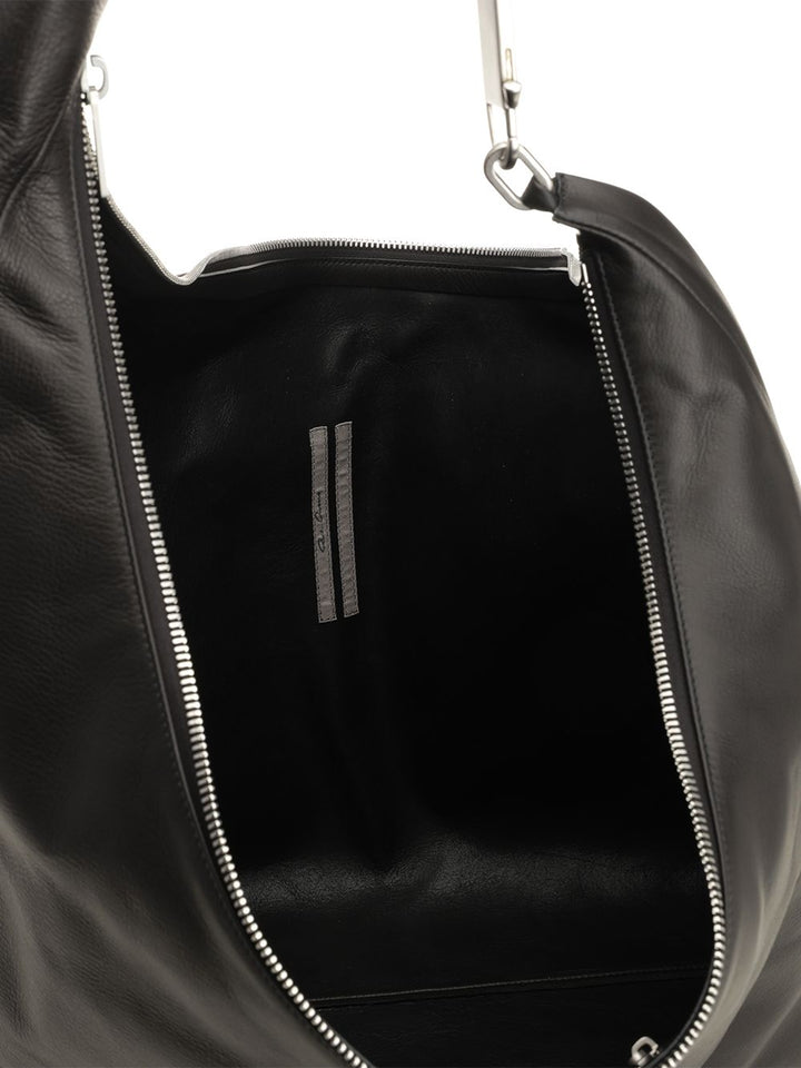 Rick Owens Gemini Bag Shoulder Bags - Black | c44ef13be12fdf7cf2c076c5cac183773207981b