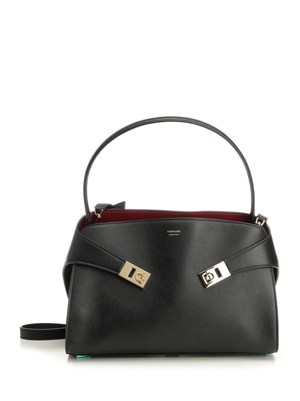 Hug Soft Shoulder Bags Black