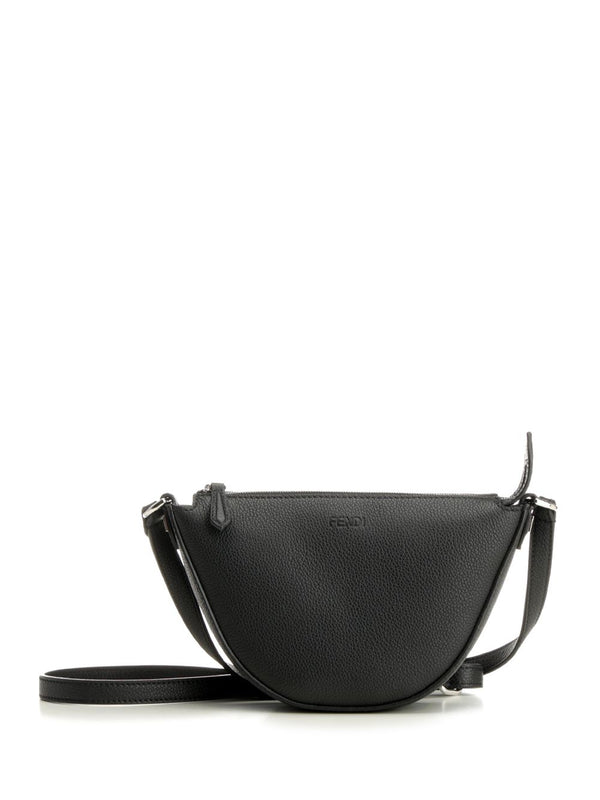 Fendi Melon Mini Shoulder Bag Crossbody Bags Black