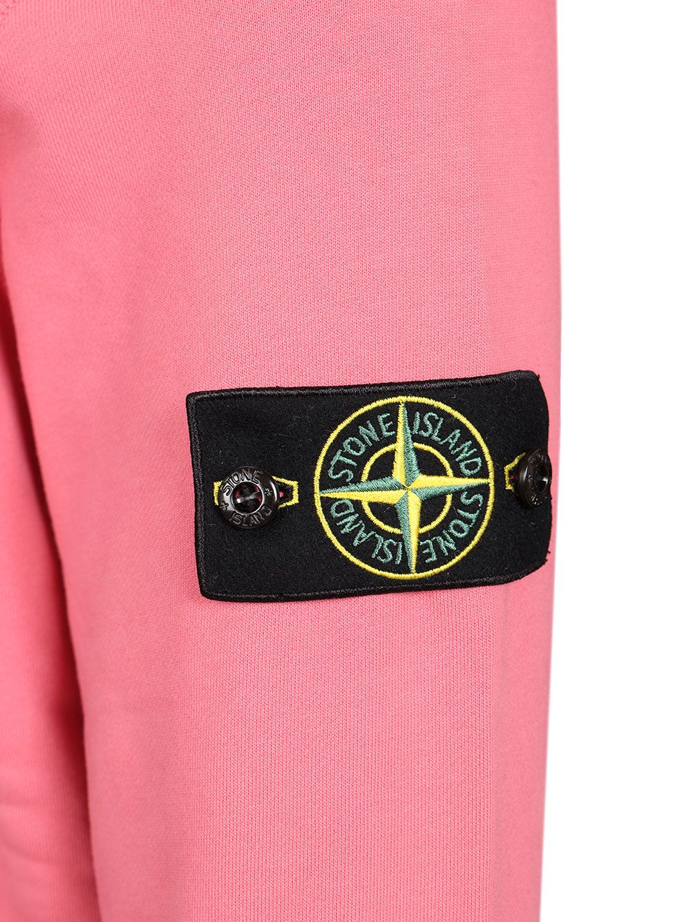 Stone Island Organic Cotton Sweatshirt Sweatshirts - Rose | 9c52e1083de74288f968cfe8abe9d2ea0b40e490