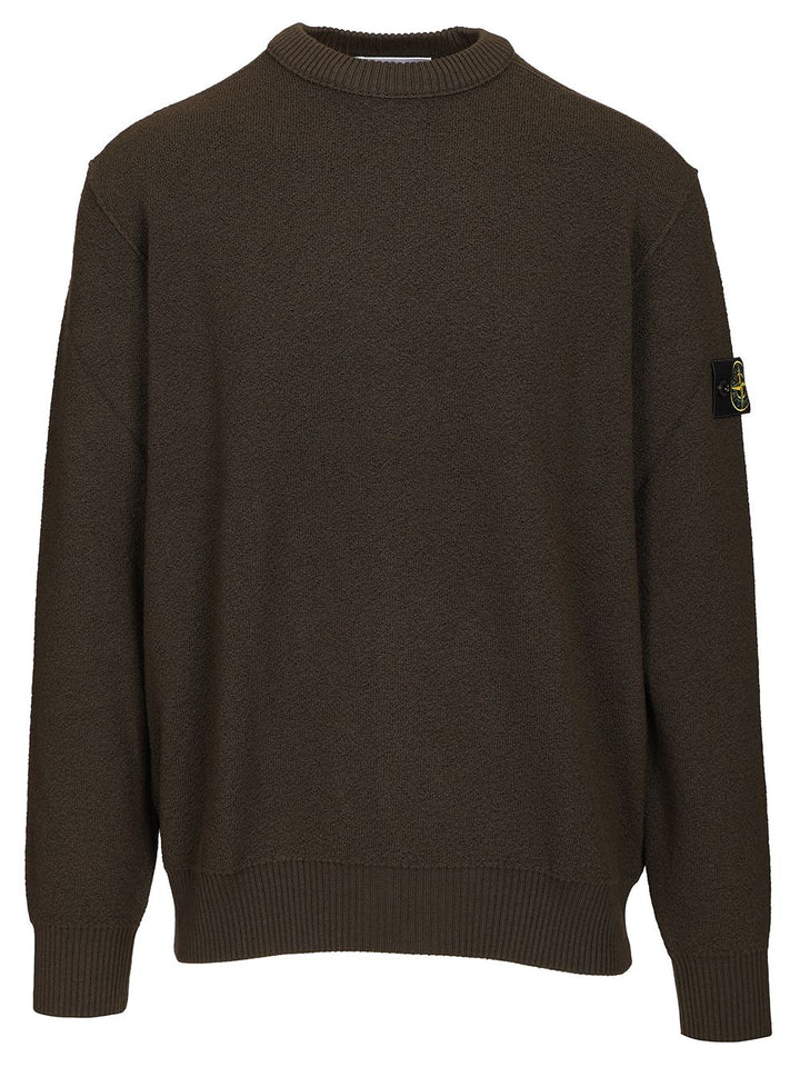 Stone Island Crew Neck Sweater Sweatshirts - Grey | 7181311e75667c4a64f18df00aa899db59589471