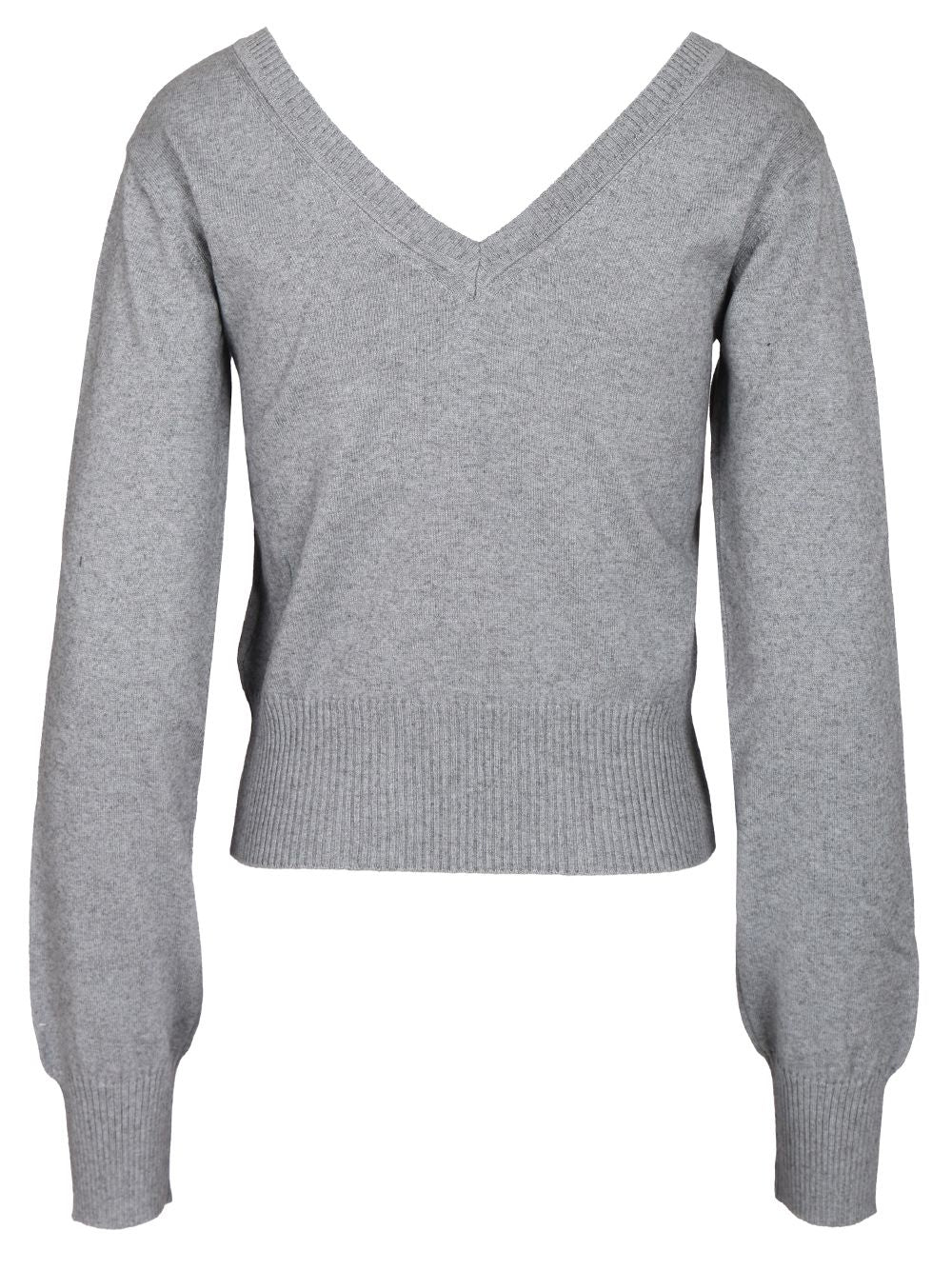 Vivienne Westwood Beatrice Cotton And Cashmere Sweater Knitwear - Grey | 6e3c7579c4a232cc864e26f57dab1b92365ff466
