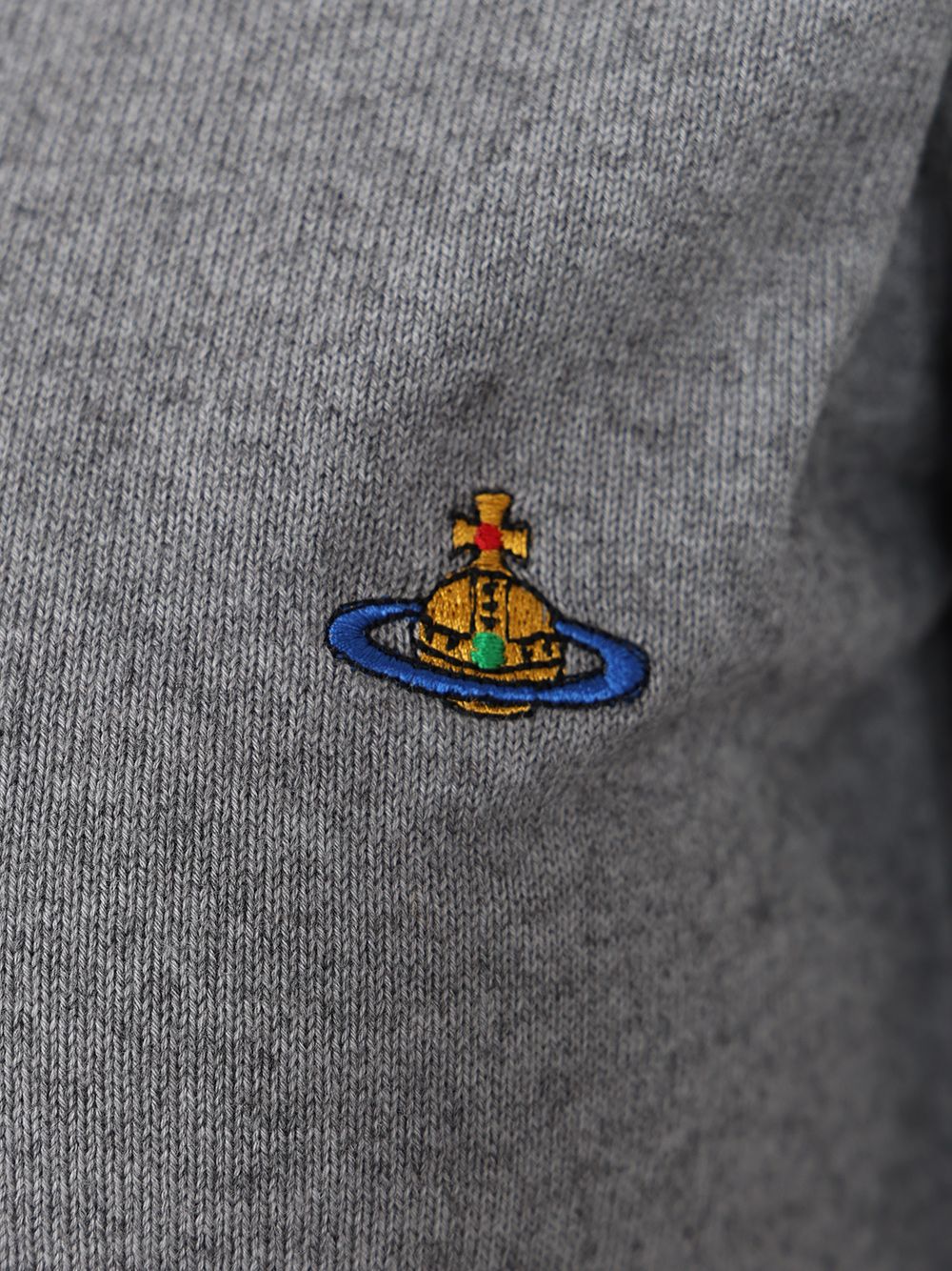 Vivienne Westwood Beatrice Cotton And Cashmere Sweater Knitwear - Grey | 581d44ceaf440e3597d2608904bb0b1f3c4816de