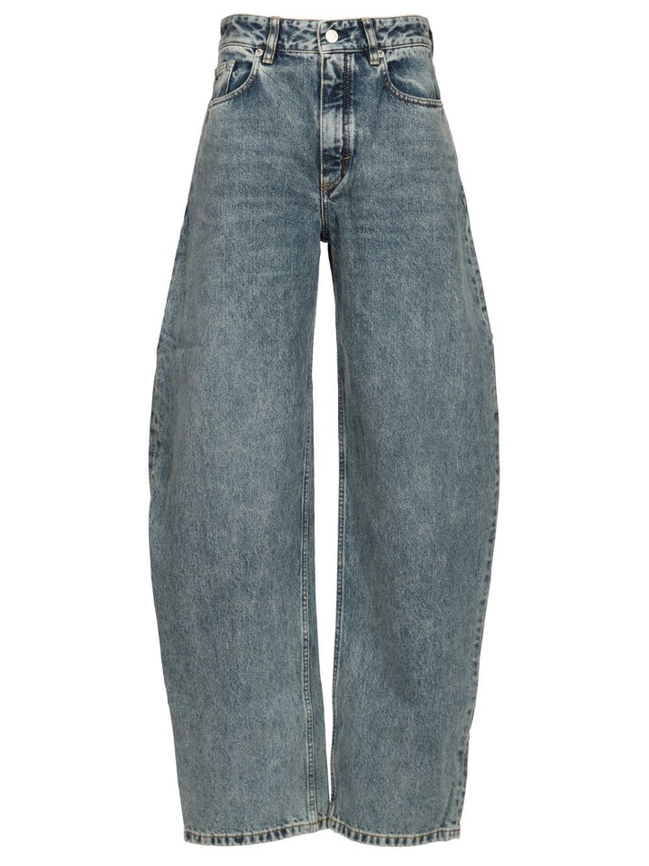 AlaÏA Round Jeans - Blue | 41af7e9922cd8d702de92f1c067a6a7ae118e2b0