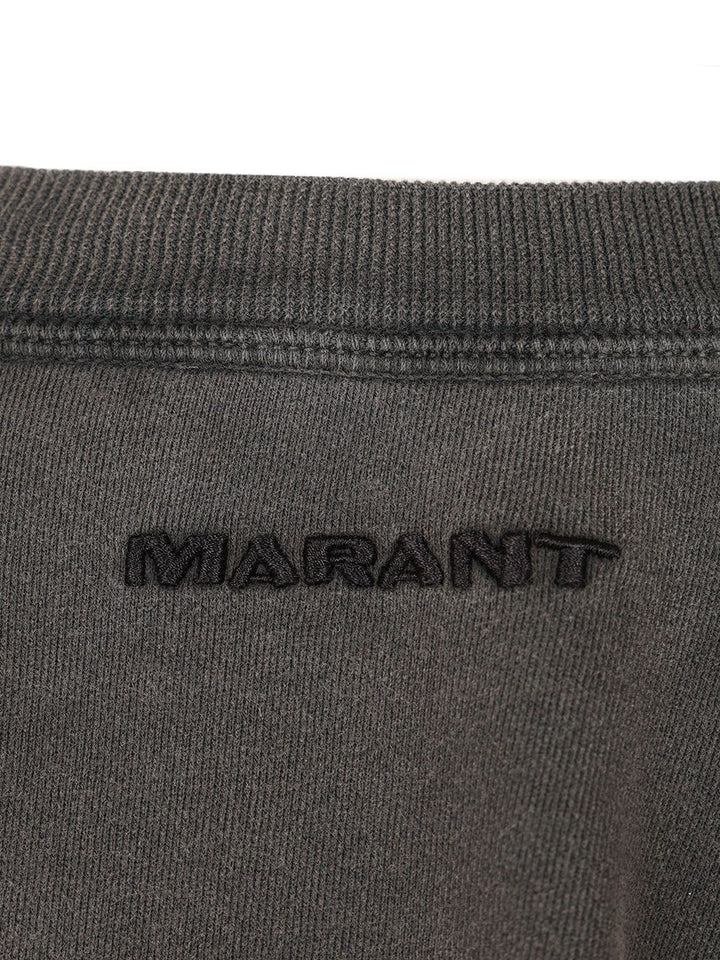 Marant Etoile Sauria Sweatshirt Sweatshirts - Black | 4cc90ed9026b00035c47913d7dac5fadd493ce85