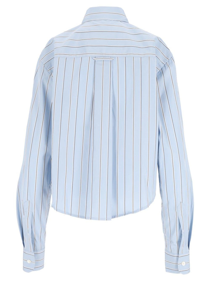 Ami Ami Paris Short Shirt Shirts - Light blue | 078a0dc6107b029445287f4d26bb86e46e70334b