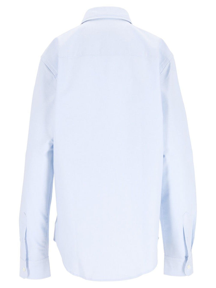 Ami Ami De Cœur Cotton Shirt Shirts - Light blue | 91b083a018165d4b2e0eb93a5675b3030511660b