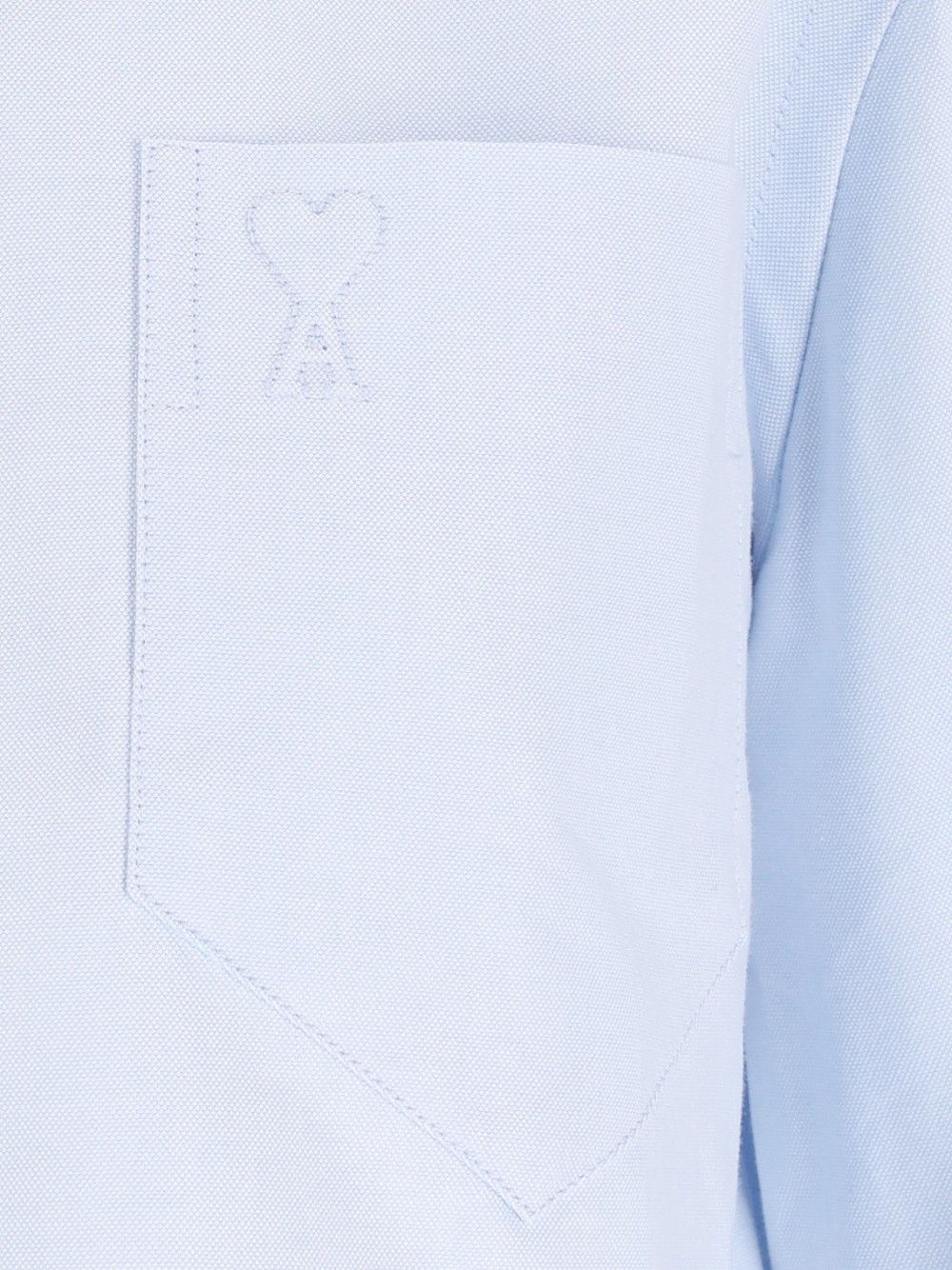 Ami Crooped Shirt Shirts - Light blue | 6cc9065d9c24d56fc716354d971313747ccbe683