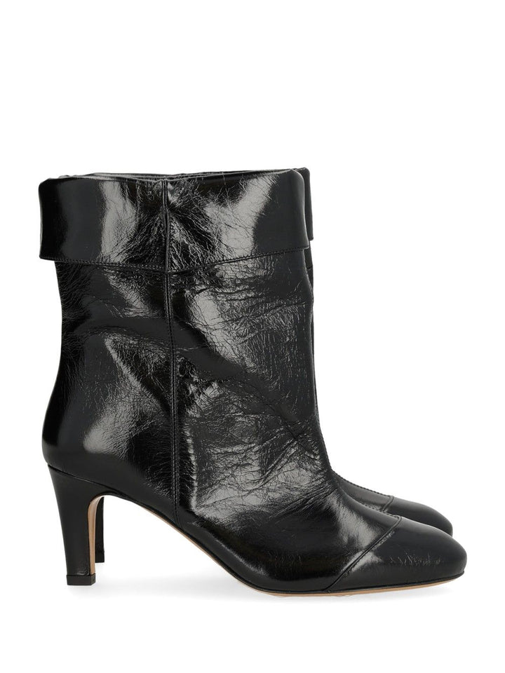 Isabel Marant Eldra Leather Ankle Boots - Black | 667bfc6e6a61b63e4b8f9b66d32a99136b238190