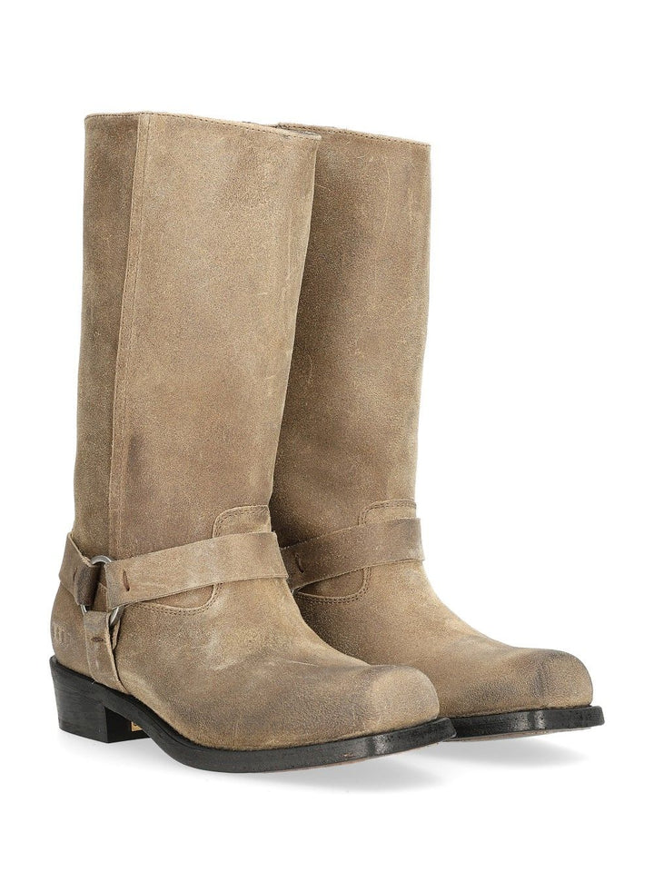 Golden Goose Deluxe Brand Giro Biker Alti Boots - Beige | 6fee0525691c72824f8a9729e9665ec4bfb7ca2a