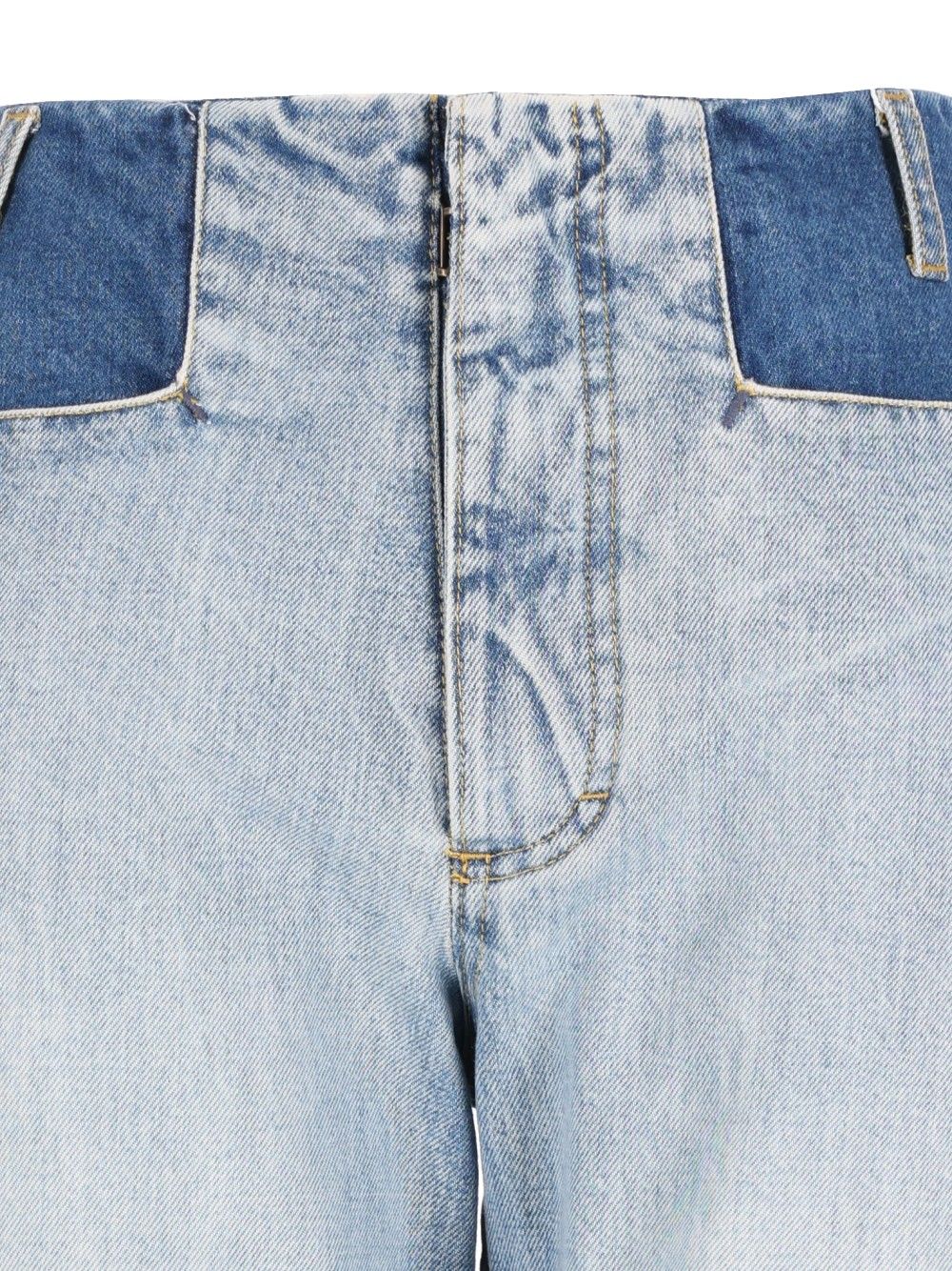 Maison Margiela Two-Tone Trousers Jeans - Light blue | f251d9c237512db36f93a1846c9ed61f616dfe9a