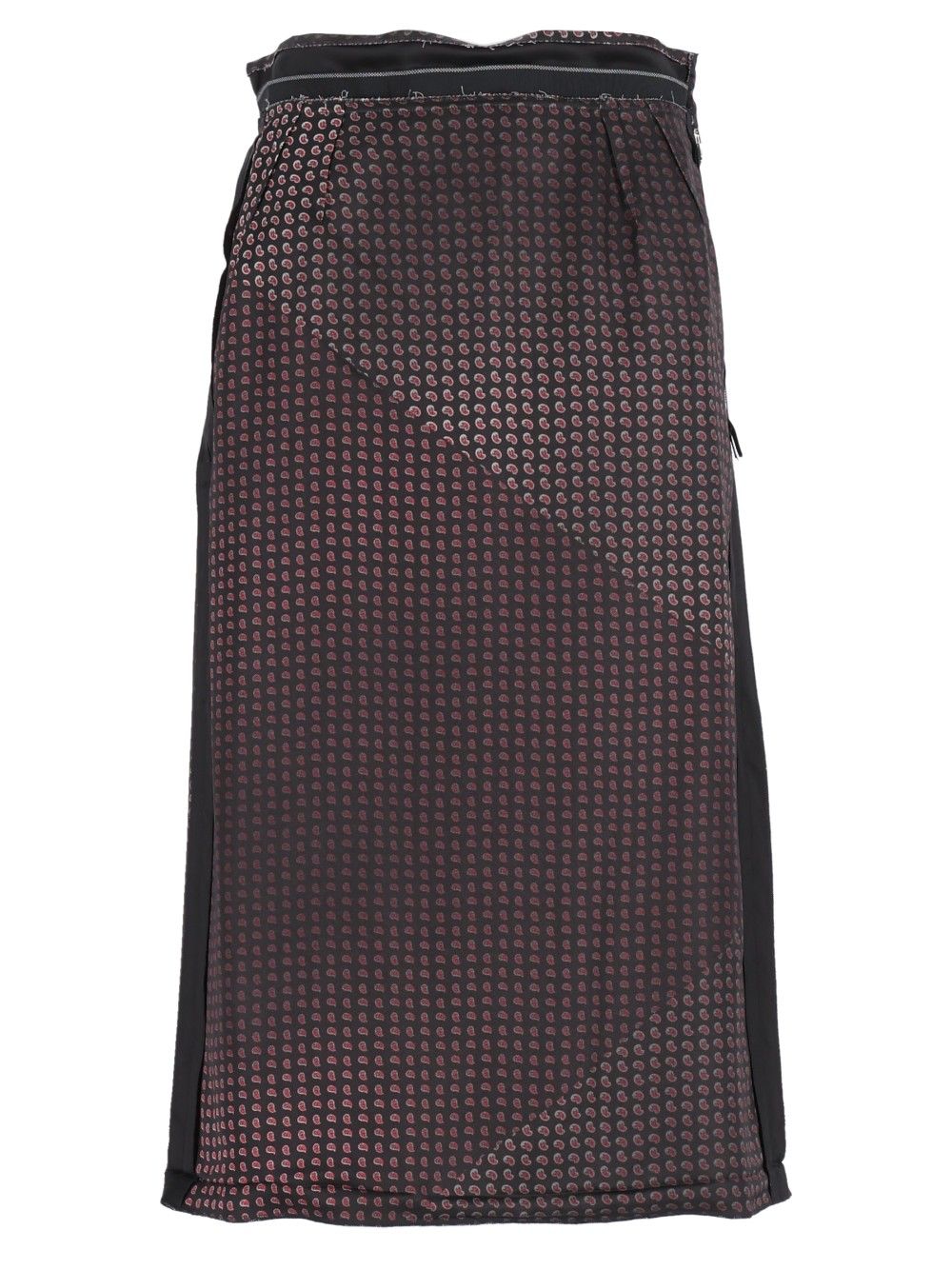 Maison Margiela Paisley Print Midi Skirt Skirts - Black | 9583e64be330c6c626ccc6fdf99977b13c76bf78