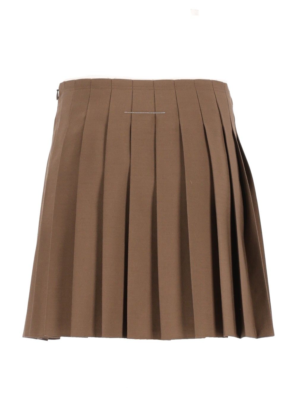 Mm6 Maison Margiela Pleated Miniskirt Skirts - Brown | 5456c7b25b481649a9b351c5970d9a6eb4912b37