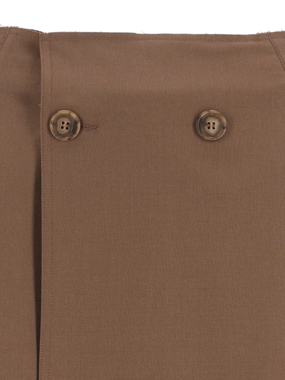 Mm6 Maison Margiela Wrap Skirt Skirts - Brown | 42824d5556609e7901446176d156571a707293b9