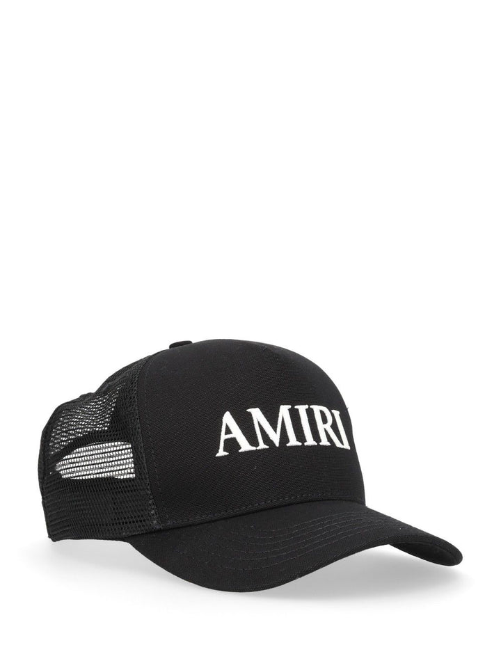 Amiri Logo Cap Hats - Black | b73e2b0a424060ec8599f2f1e9fd33c325bdca3d