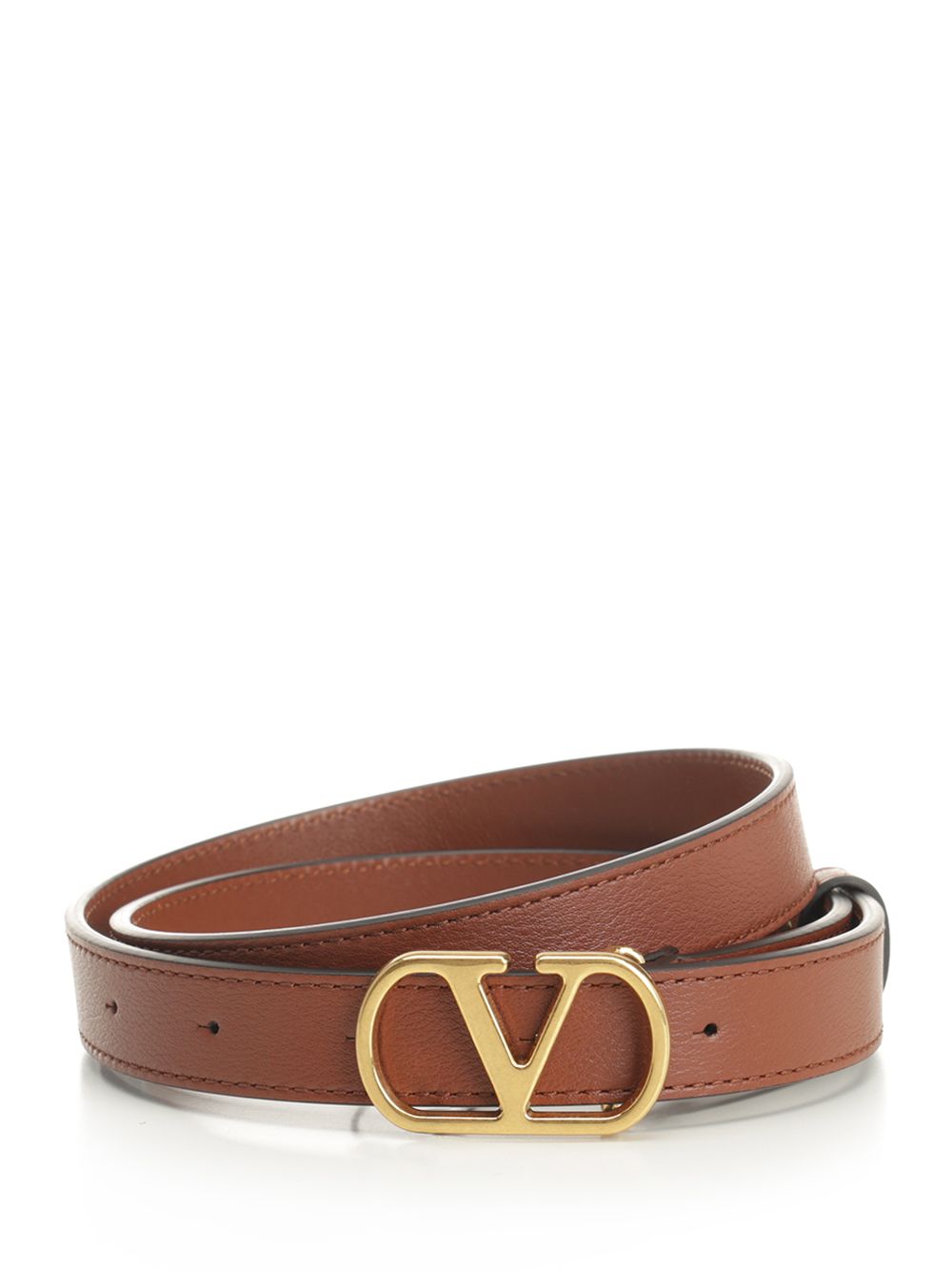Valentino Garavani Vlogo Signature Belts - Brown | 52d8e239917c10e57322364e733bc03d823151cf