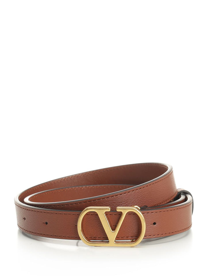 Valentino Garavani Vlogo Signature Belts - Brown | 52d8e239917c10e57322364e733bc03d823151cf