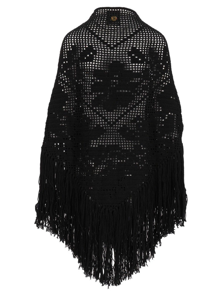 Chiarais Peony Scarves And Foulards - Black | ef45cd830579cab3d8b0afa21d9dde86d5cf2260