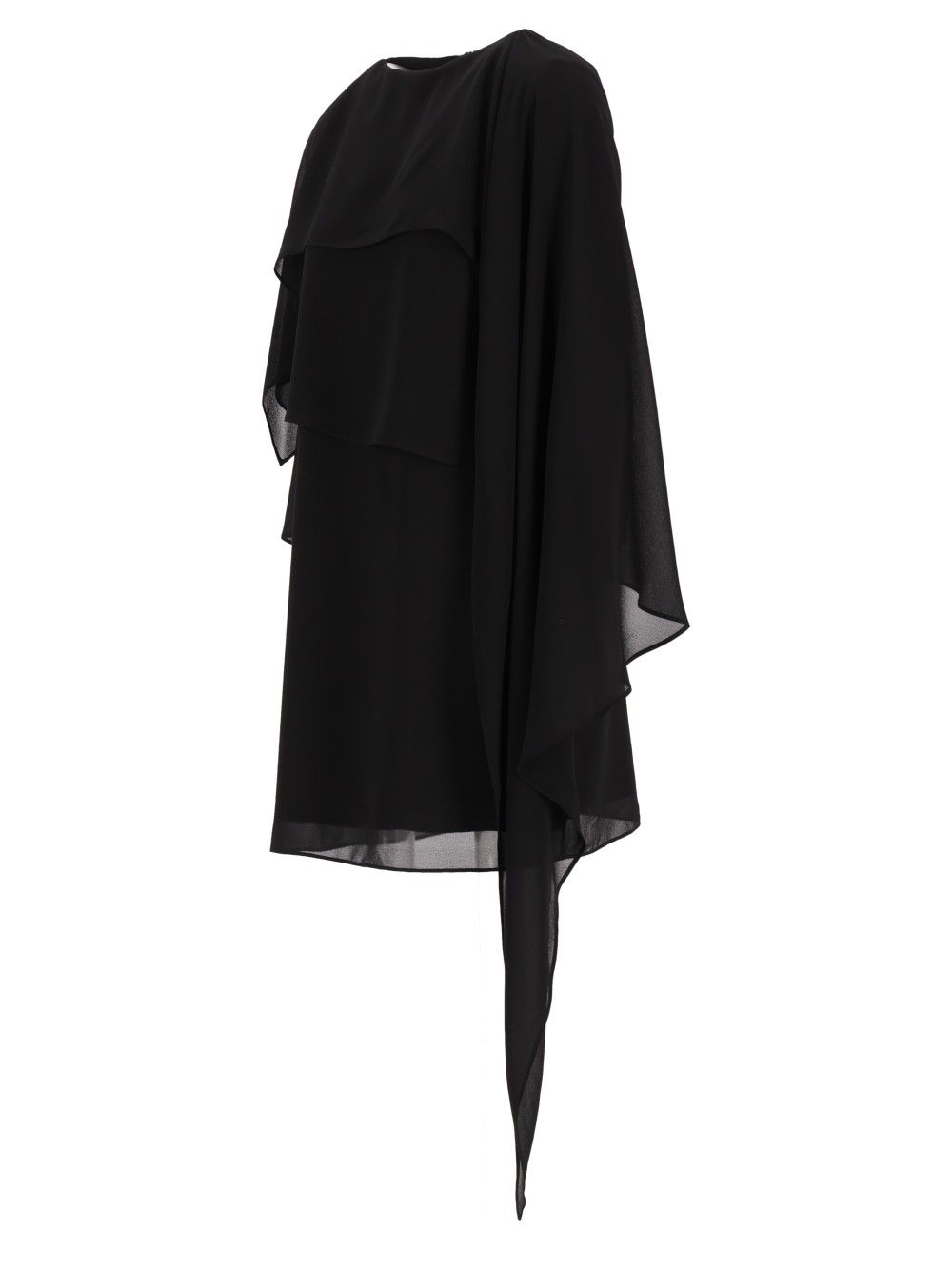 Mm6 Maison Margiela Chiffon Minidress Dresses - Black | e5f6dd6c5a561c648df6f3fcb93222d48cf66fac