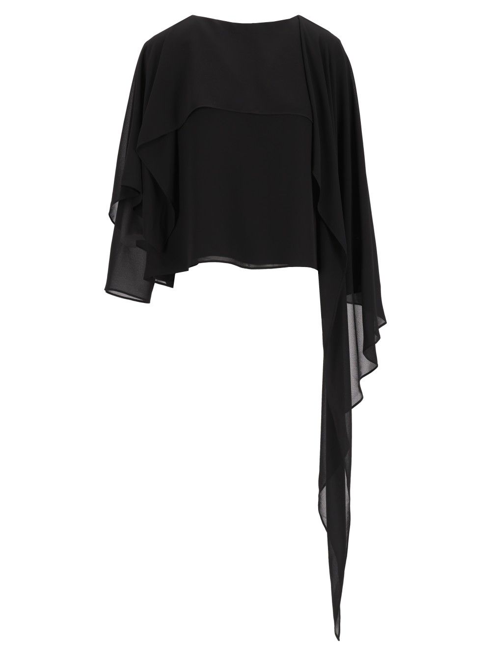 Mm6 Maison Margiela Long-Sleeved Top Tops - Black | 107c9ba1c9d8e5f892af29e1e0ac30e3d6d13ce0