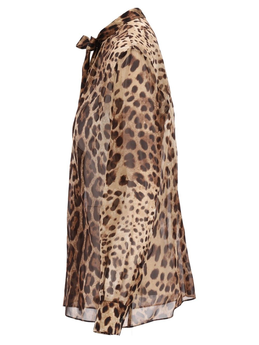 Dolce & Gabbana Silk Chifonne Long Sleeve Shirt Shirts - Animalier | ae42677378ae55b7c6d73f14072e3d031b22604f