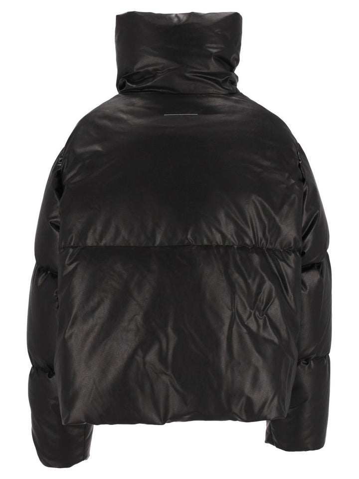 Mm6 Maison Margiela Short Down Jacket Jackets - Black | 02f6709e2bdda431ba51edef0d915885c6a01782