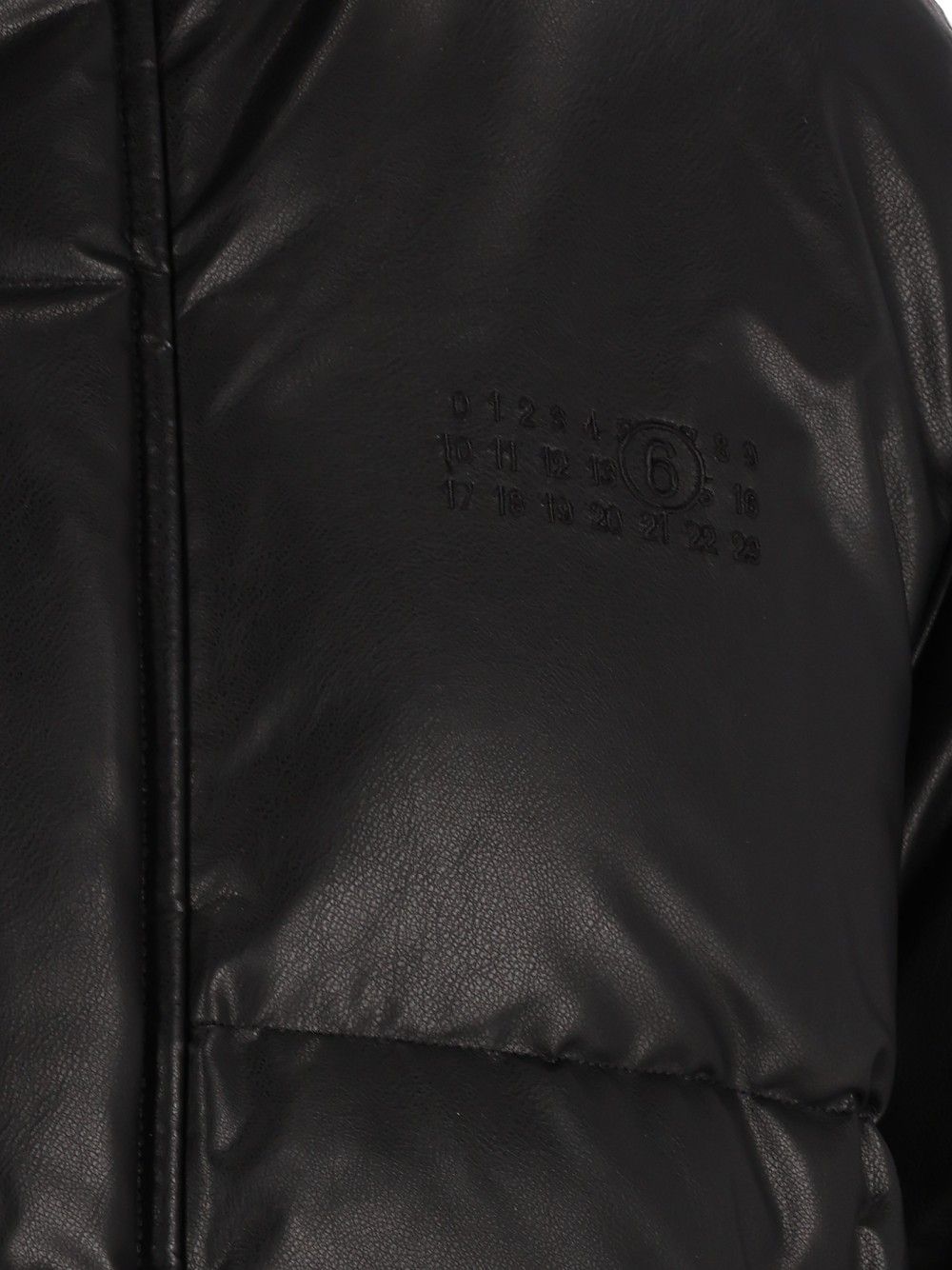 Mm6 Maison Margiela Short Down Jacket Jackets - Black | 90056001743dc0126b0a023131cb9324acd3ef62
