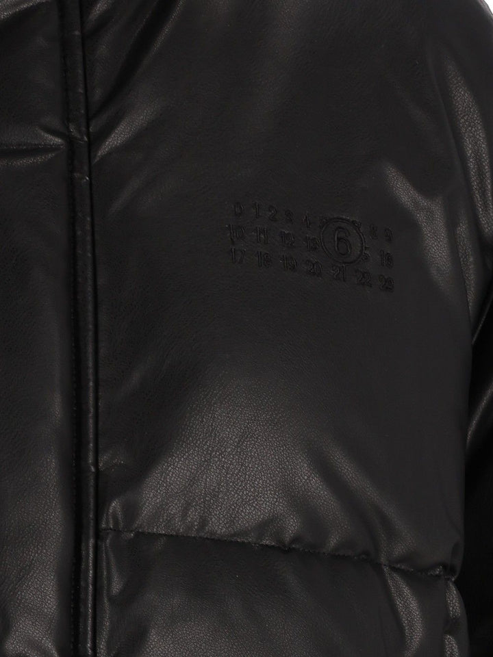 Mm6 Maison Margiela Short Down Jacket Jackets - Black | 90056001743dc0126b0a023131cb9324acd3ef62