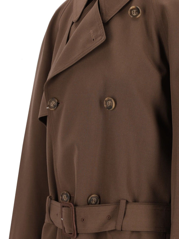 Mm6 Maison Margiela Sportsjacket Coats - Brown | bccffe29da36b9bee55c6f6d6af20019358705d0