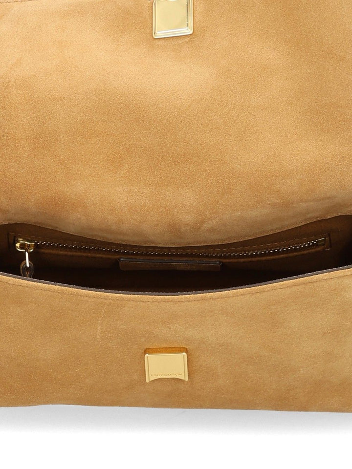 Tory Burch Charlie Shoulder Bags - Beige | 73a9ad908d5f7ddcbf9116090d4149313ae45ada
