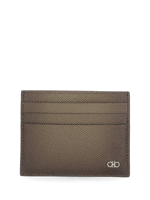 Gancini Credit Card Holder Wallets Brown