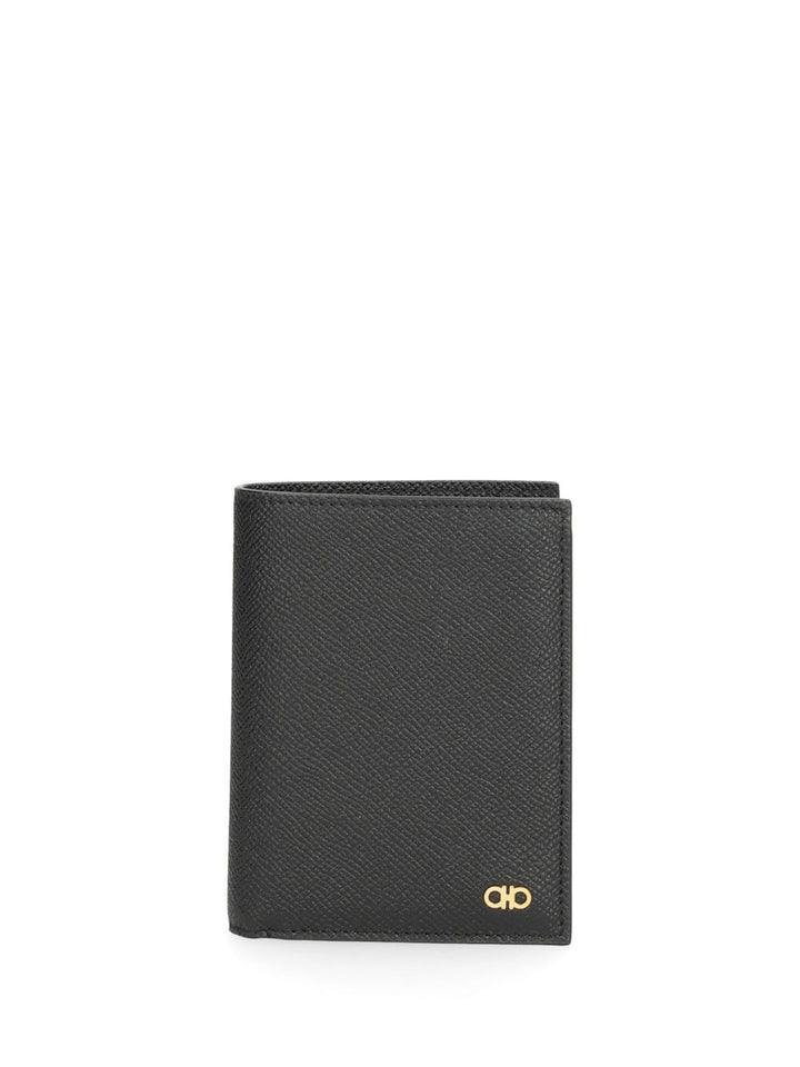 Ferragamo Mini Gancini Wallet Wallets - Black | deb0c014f70c08cd4fa85a042a2eae9adf42006d