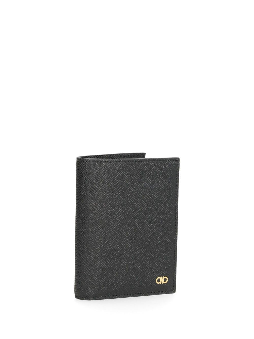 Ferragamo Mini Gancini Wallet Wallets - Black | 3ed20096d45bdc9ba86b74ce56a8bf87f82271dc