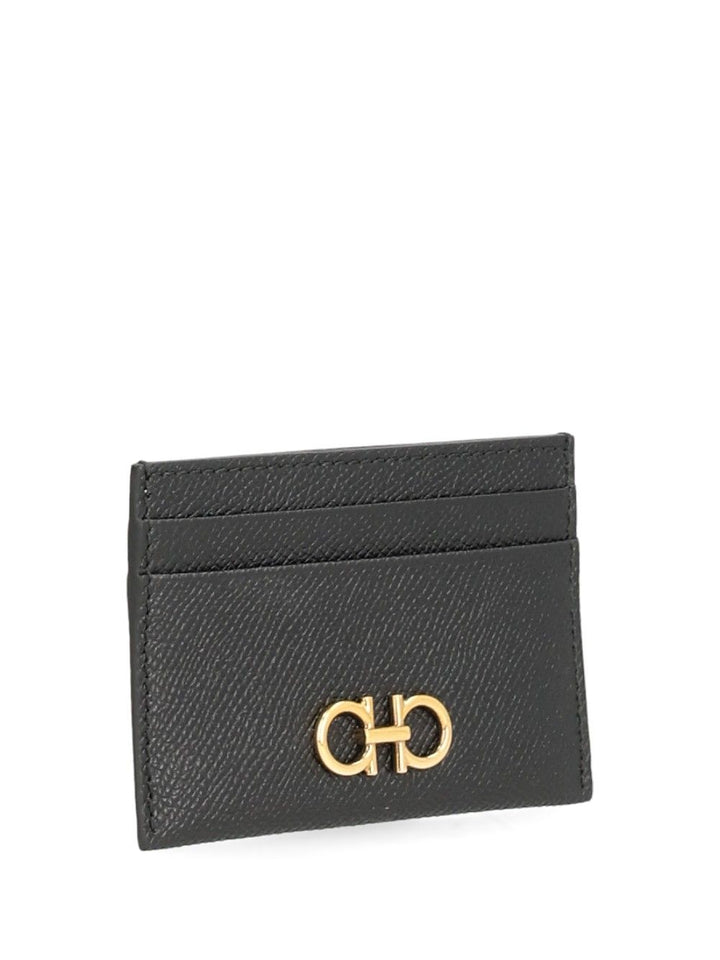 Ferragamo The Gancini Wallets - Black | 2b514d1b39d87d0dac948fa7405a6d3ec311f881