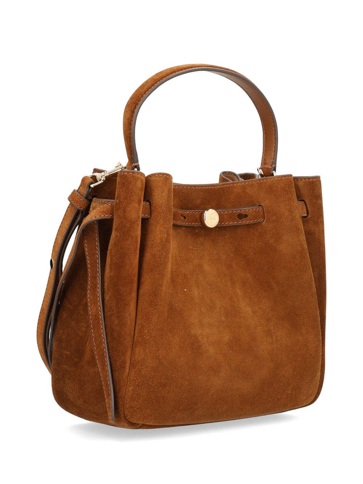 Tory Burch Romy Handbags - Brown | 952e7fa144b2f5003fd8404efc74198b142e1869