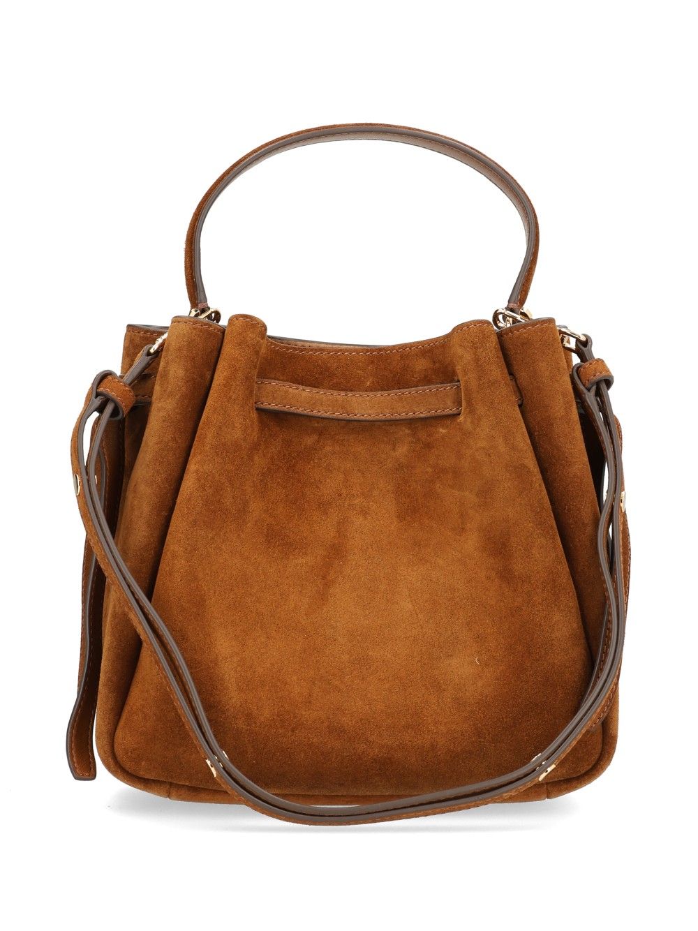Tory Burch Romy Suede Bucket Bag Handbags - Brown | 28da91c96f36304add2e204818d5037d2f31ead5