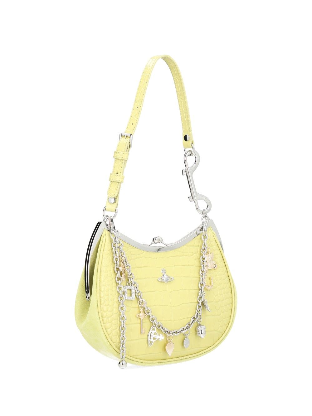 Vivienne Westwood Leather Charm Bag Shoulder Bags - Green | 1e6857a8f8e7adaacb33e83258c443208e23fb78