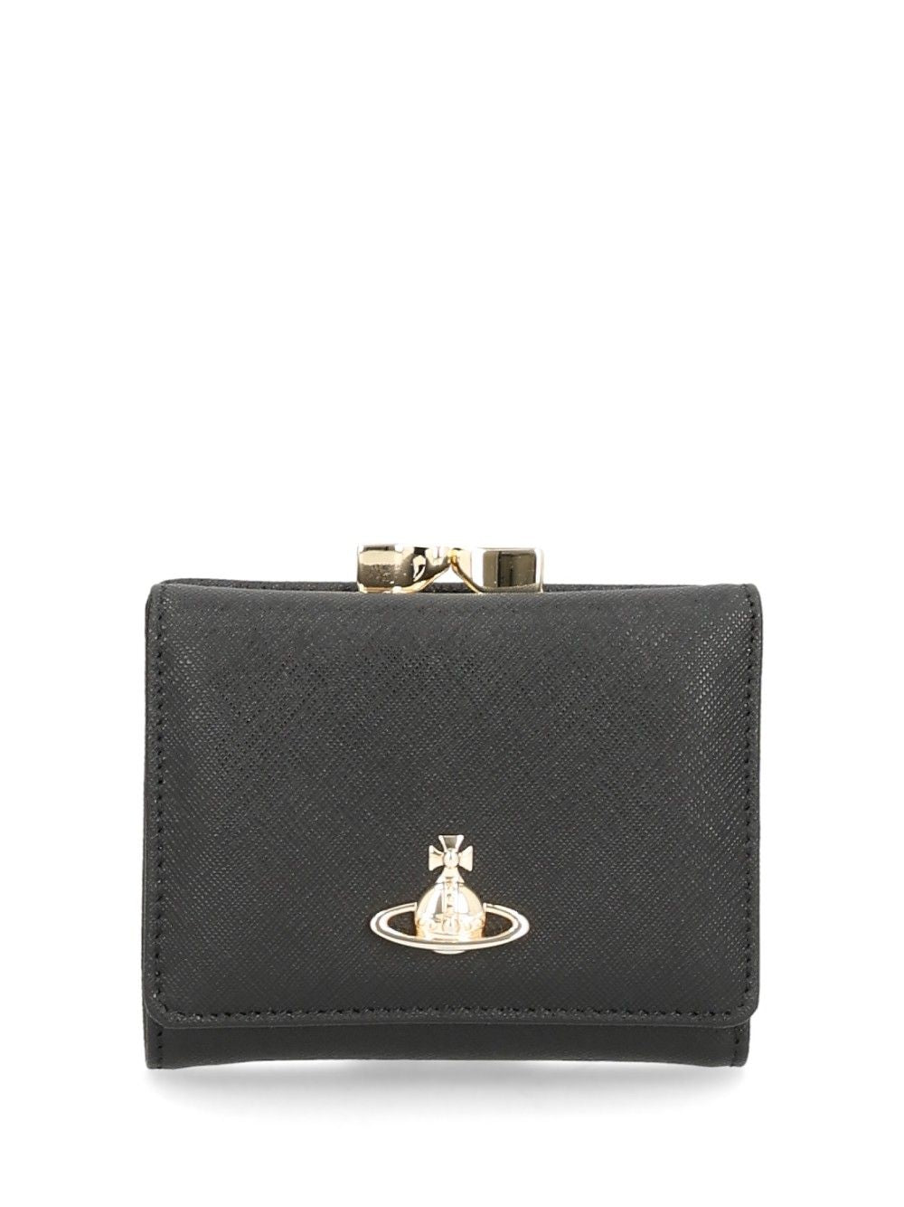 Vivienne Westwood Small Wallet With Frame Small leather goods - Black | bf5accd3ce2e73fdb5a866975d6832899a477565