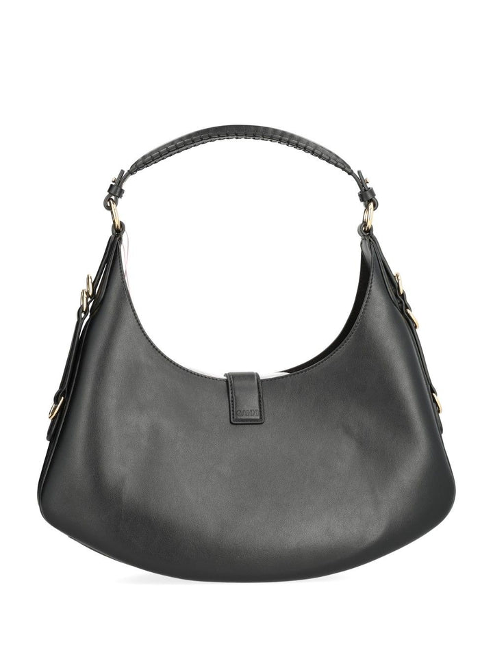 Ganni Kat Small Bag Shoulder Bags - Black | f3115f80edeee4626d3e4be58dea2888e24e2d0f