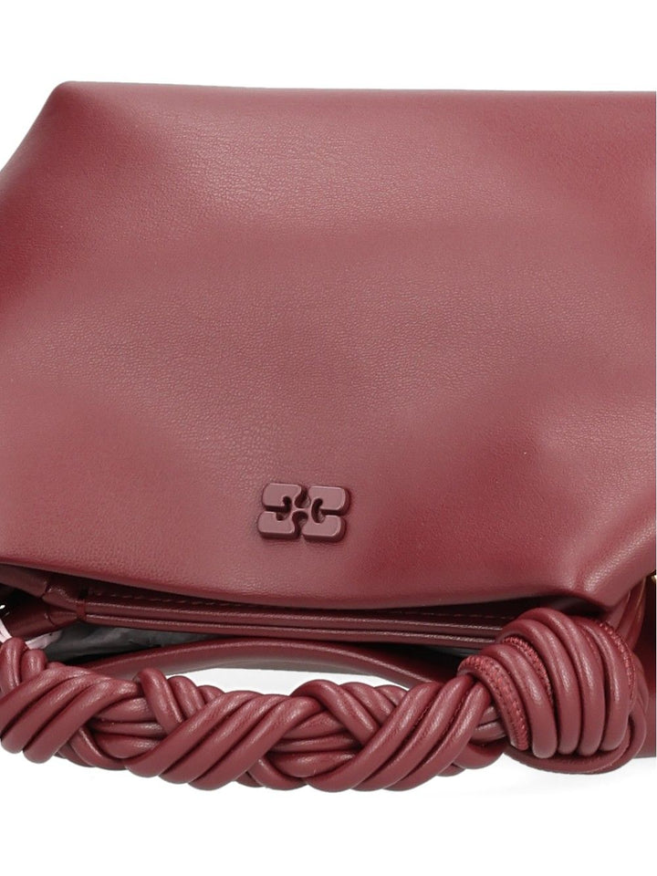 Ganni Ganni Bou Bag Small Handbags - Bordeaux | 341ea59b513502cb0ce3d80f6c9bcb85ba5897ab