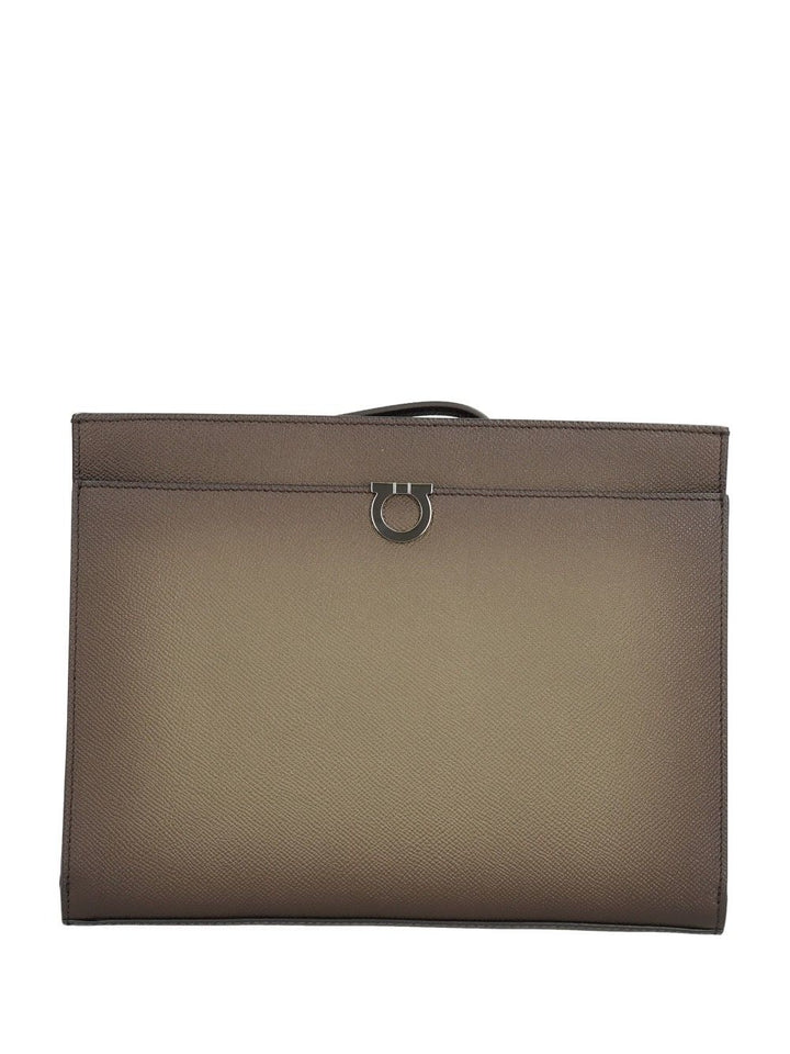 Ferragamo Gancini Pouch Small leather goods - Brown | c3b749329a8f12264427f45ce813ce611d00825b