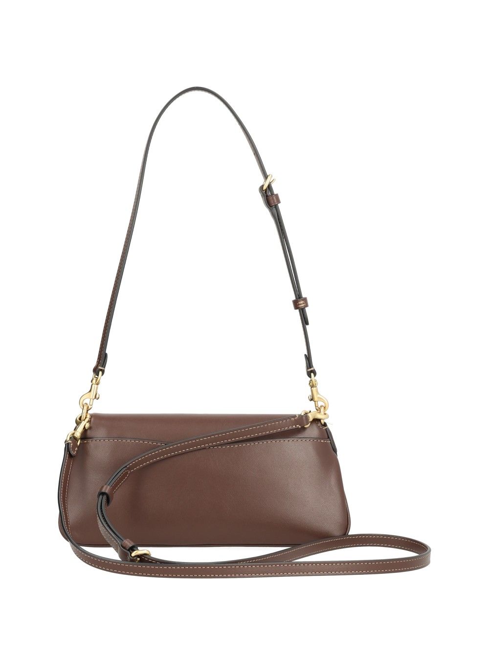 Coach Refined Calf Leather Jet Shoulder Bag Shoulder Bags - Brown | 65e2b03fd45feaf01bacd03b618a4f8491820990
