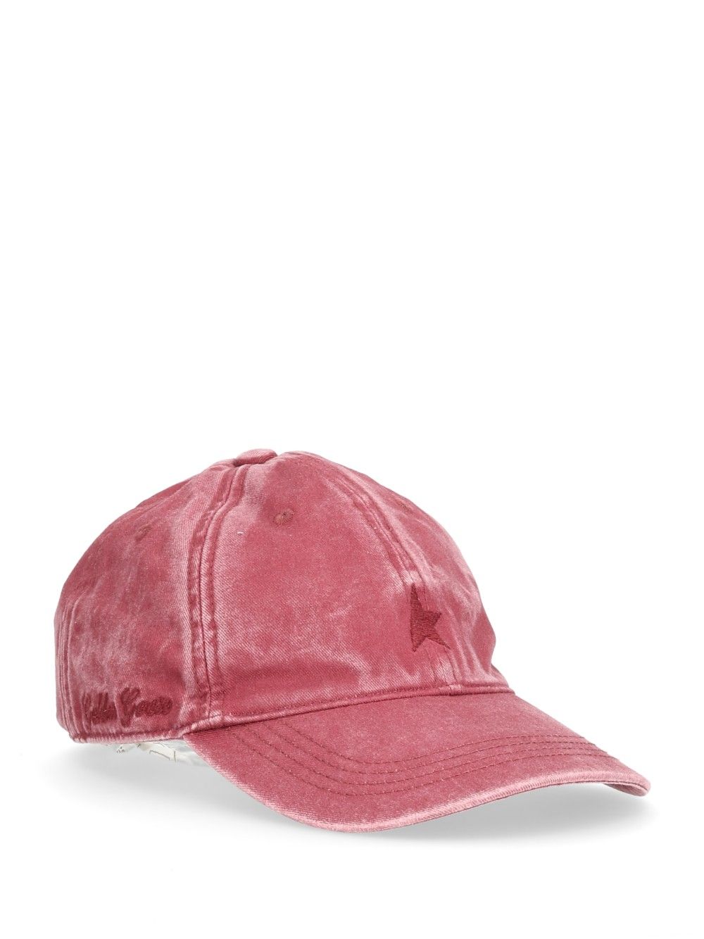 Golden Goose Deluxe Brand Washed Cotton Baseball Cap Hats - Bordeaux | 0a3289bdbc41d36162443575fc9a92263b25eec6