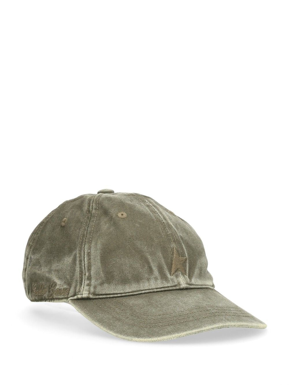Golden Goose Deluxe Brand Washed Cotton Baseball Cap Hats - Green | 0b1fce6babb847e679fe4769c7c4fce87b52f5d1
