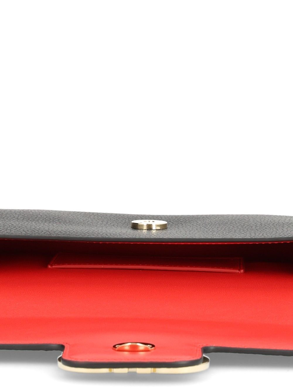 Ferragamo Double Gancio Grainy Bicolor Small leather goods - Black | 35d7e70fbecee7f7a88a3300e1fd85d28bdee709